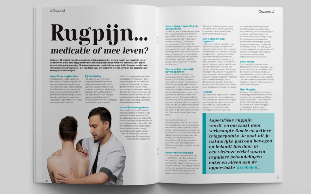 Rugpijn.. medicatie of mee leven? – Apothekers Magazine UA